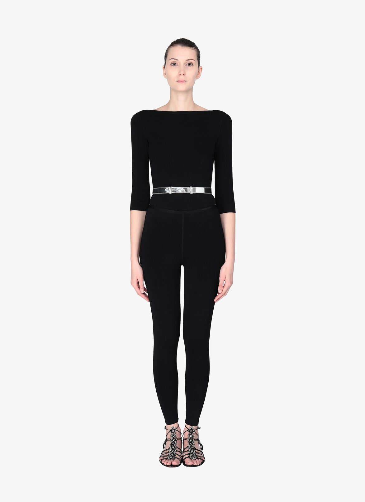 BELT CUIR METAL SILVER ALAÏA SILVER  BELT CUIR METAL SILVER
